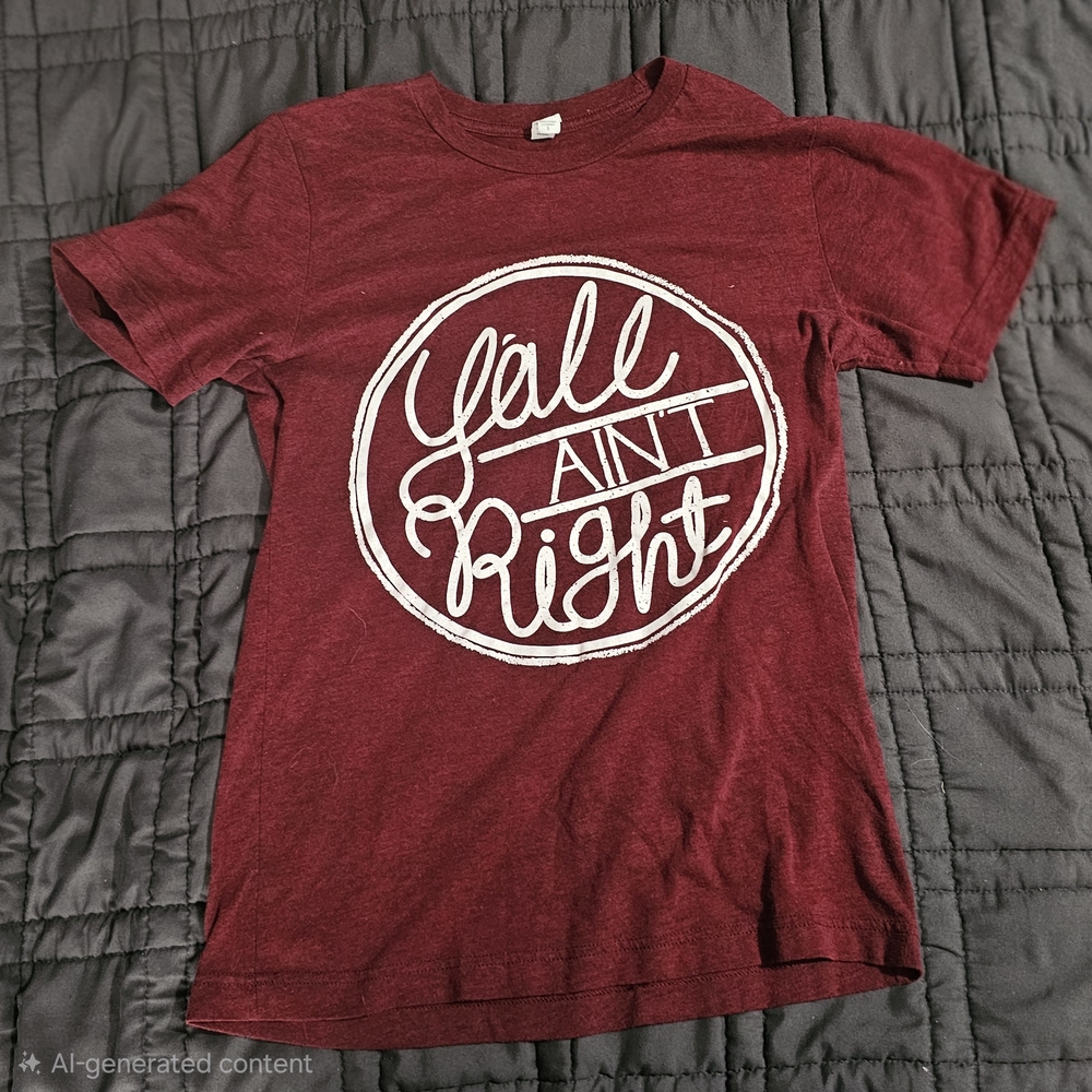 Bella Canvas Maroon T-Shirt